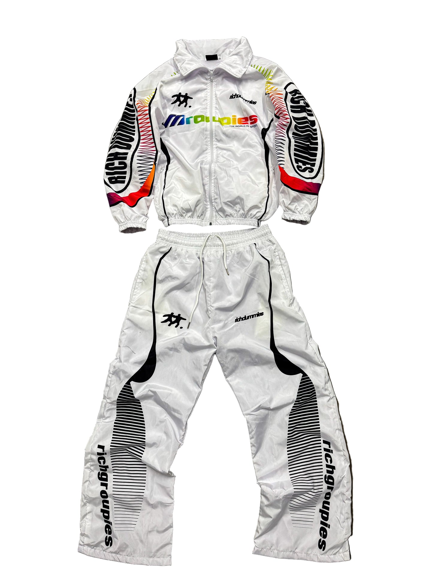 Retro Sports Windbreaker White