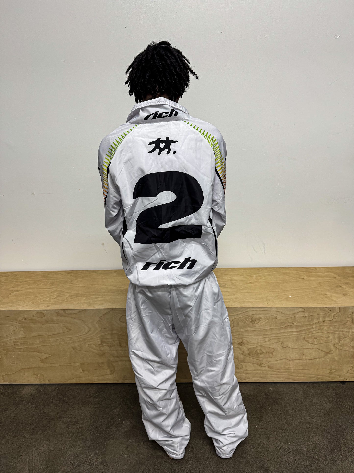 Retro Sports Windbreaker White