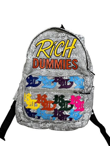Rich Dummies BookBag White